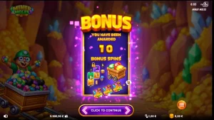 Tampilan visual slot Miner Moles dengan karakter mole yang ceria di dalam gua permata.